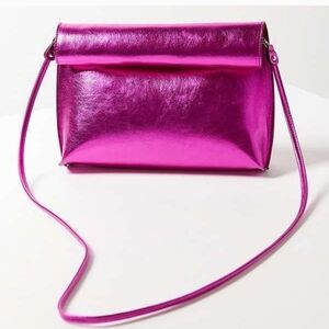 Urban Outfitters  Disco Metallic Pink Shoulder Strap Bag